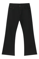 High Waist Jeans with Pockets Black OutfitFlow