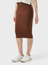 Millennia Slit Wrap Active Skirt Caramel OutfitFlow