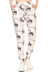 Leggings Depot Full Size Buttery Soft Printed Joggers with Drawstring Plus Size MULTI OutfitFlow