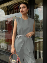 Sleeveless Top and Pants Set Sage OutfitFlow