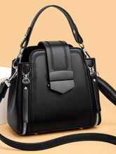 Leather Bucket Crossbody Bag Black onesize OutfitFlow