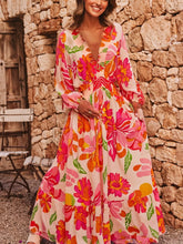 Smocked Floral Long Sleeve Maxi Dress Floral OutfitFlow