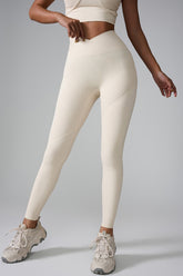 High Waist Active Leggings Ivory OutfitFlow