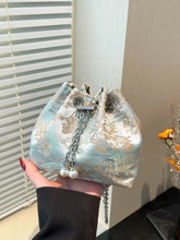 Chain Strap Bucket Bag Light Green One Size OutfitFlow