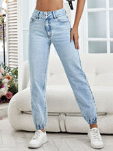 High Waist Jeans with Pockets Light OutfitFlow