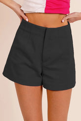 BiBi Bandless Tailored Shorts BLACK OutfitFlow