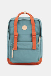 Himawari Waterproof Canvas Backpack Bag with Side Pockets Teal One Size OutfitFlow
