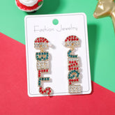 Christmas Jingle Bells Drop Earrings Style A onesize OutfitFlow