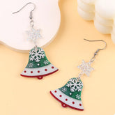 Christmas Theme Drop Earrings Style A One Size OutfitFlow