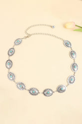 Vintage Turquoise Alloy Belt Style A One Size OutfitFlow