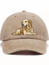 Dog Washed Adjustable Baseball Cap Khaki Color One Size OutfitFlow