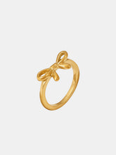 Stainless Steel Bow Ring Gold OutfitFlow