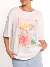 Graphic Round Neck Short Sleeve T-Shirt White OutfitFlow