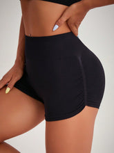 High Waist Active Shorts Black OutfitFlow