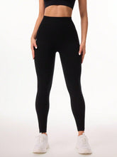Pocketed High Waist Active Leggings Black OutfitFlow