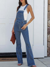 Raw Hem Denim Overall Medium OutfitFlow