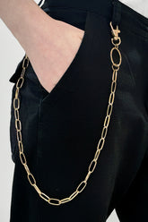 Iron Chain Belt Gold One Size OutfitFlow