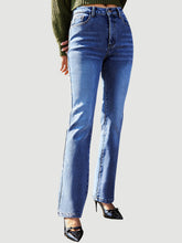 Straight Leg Jeans with Pockets Medium OutfitFlow