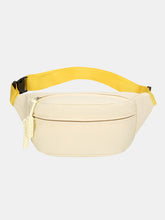 Oxford Cloth Adjustable Strap Sling Bag Pastel Yellow One Size OutfitFlow