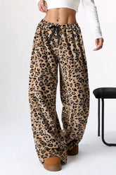 Leopard Wide Leg Pants Leopard OutfitFlow