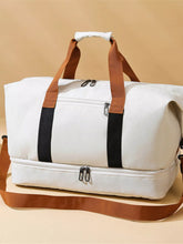 Multifunctional Waterproof Travel Duffel Bag Creamy-white One Size OutfitFlow