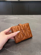 PU Leather Solid Color Card Case Ochre One Size OutfitFlow