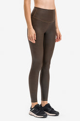 Millennia Invisible Pocket Sports Leggings Brown OutfitFlow