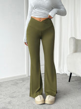 Devine Highly Stretchy Bootcut Pants Moss OutfitFlow