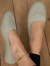 Polyester Flat Slip-Ons Sage OutfitFlow