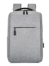 Adjustable Straps Oxford Cloth Backpack Bag Light Gray One Size OutfitFlow