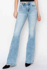 RISEN High Rise Bootcut Jeans LIGHT OutfitFlow