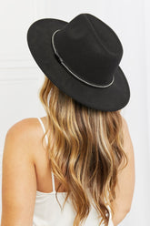 Fame Bring It Back Fedora Hat Black One Size OutfitFlow