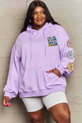 Simply Love Simply Love Full Size MAMA Graphic Dropped Shoulder Hoodie Lilac OutfitFlow