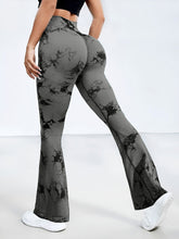 Tie-Dye High Waist Active Leggings Dark Gray OutfitFlow