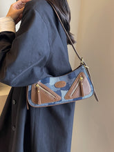 Plaid Adjustable Strap Shoulder Bag Dusty Blue One Size OutfitFlow