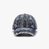 Distressed Cotton Baseball Cap Medium One Size OutfitFlow