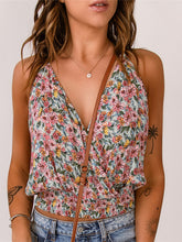 Floral Surplice Cami Floral OutfitFlow