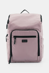 Himawari Nylon Waterproof Backpack Bag Mauve One Size OutfitFlow