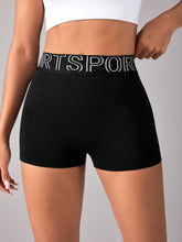 High Waist Active Shorts Black OutfitFlow