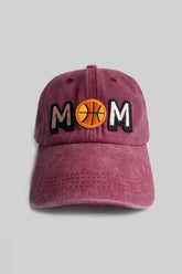 MOM Baseball Cap Burgundy One Size OutfitFlow