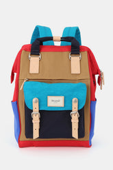 Himawari Waterproof Nylon Backpack Bag with Handles Blue One Size OutfitFlow