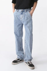 Mid Rise Baggy Jeans with Pockets Medium OutfitFlow