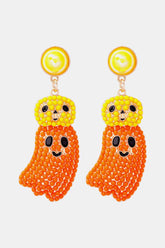 Halloween Ghost Shape Dangle Earrings Caramel One Size OutfitFlow