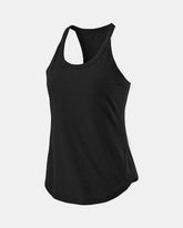 Scoop Neck Active Tank Black OutfitFlow
