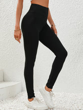 Wide Waistband Leggings Black OutfitFlow