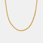 18K Gold-Plated Copper Necklace Gold One Size OutfitFlow