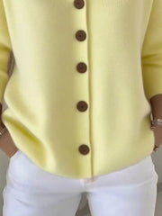 Full Size Hooded Button-Front Soft Knit Cardigan Plus Size OutfitFlow