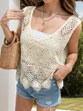 Cutout Wide Strap Cover-Up Cream One Size OutfitFlow