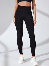 High Waist Active Leggings Black OutfitFlow