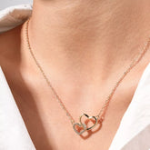 18K Gold-Plated Heart Pendant Necklace Gold One Size OutfitFlow